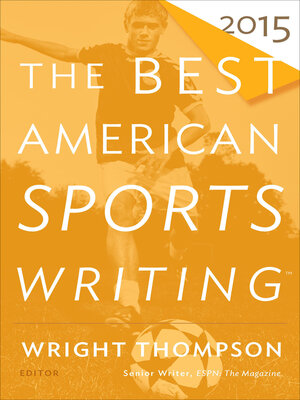cover image of The Best American Sports Writing 2015